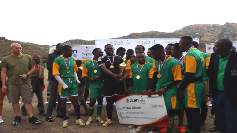 Nkwe Platinum Gives Major Sponsorship Boost to Community Youth Soccer Tournament