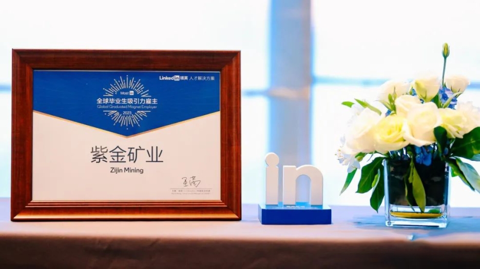 Zijin Recognized as 2023 Global Graduate Magnet Employer by LinkedIn China