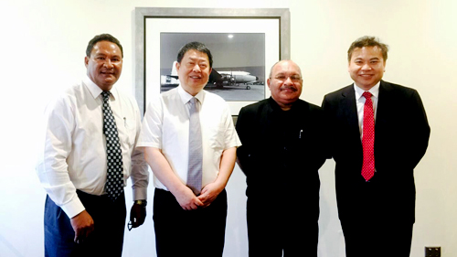 Mr. Chen Jinghe Visits Papua New Guinea Prime Minister Peter O'Neill