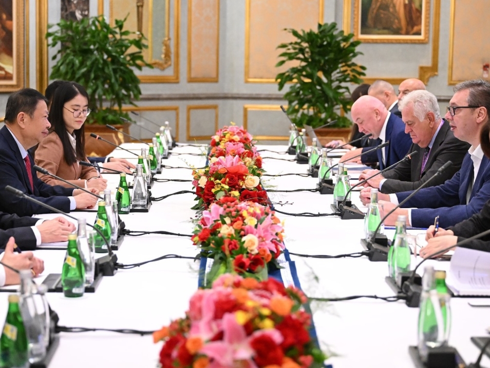 Zijin' s Chairman Chen Jinghe Meets with Serbian President Aleksandar Vučić in Beijing